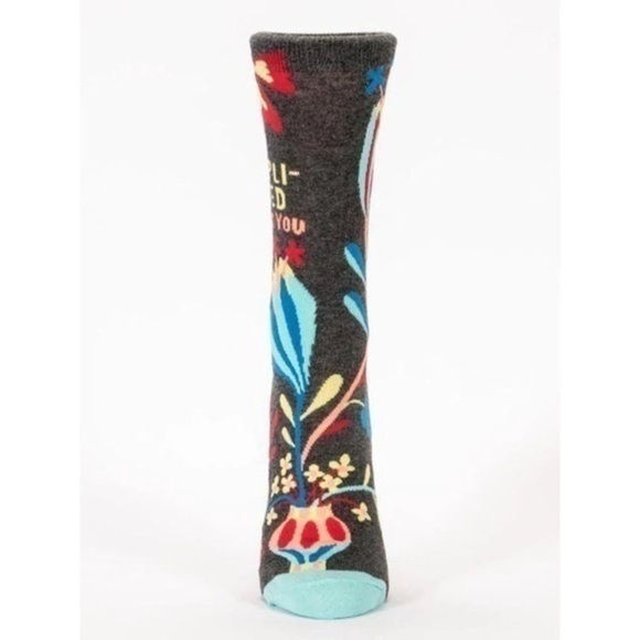 New. BLue Q. I'm Complicated Socks Women's Crew Sock - Picture 3 of 3
